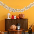 thumbnail image 2 of Btomtd 175cm Pumpkin Maple Leaf Garland Rattan Hanging Halloween Thanksgiving Christmas Fireplace Party Decor Vines, Beige, 2 of 6