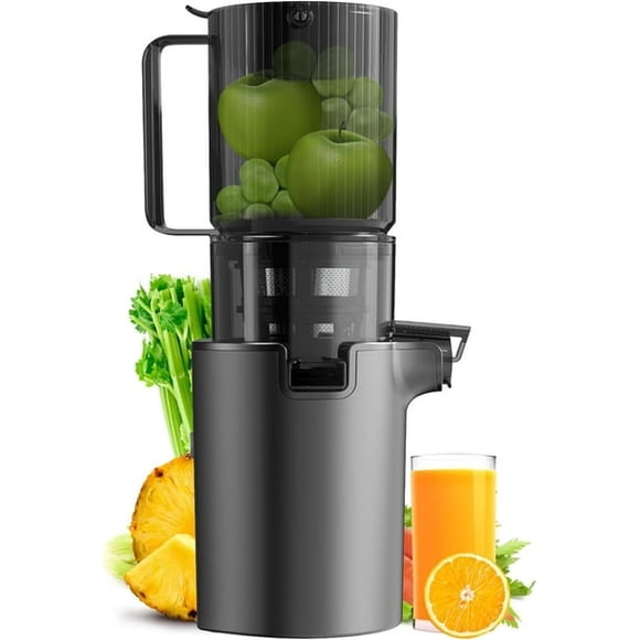 Extracteur de Jus à Pression Lente à Froid avec Goulotte d'Alimentation Extra Grand pour Légumes et Fruits - Boîte Ouverte