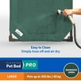 thumbnail image 4 of Coolaroo Cooling Elevated Dog Bed Pro, Large, Fits in 48in Crates, Brunswick Green, 4 of 7