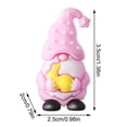 thumbnail image 2 of 25PCS Easter Mini Gnome Figurines Colorful Bunny Decor 1.38 Inch for Kids Easter Basket Stuffers, Cute Easter Decorations for Home Tabletop Display, 2 of 6