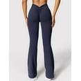 thumbnail image 2 of Scrunch Flare Leggings Daze V Back Butt Lifting Wide Leg High Waist 31.5" Gym Workout Yoga Pants, 2 of 6