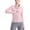 Pink-1, variant on Zipper Yoga Wear Jacket Elastic Waist Cinching Running Pilates Fitness Long Sleeved Sports Top 2XL,Grey-1