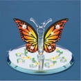 thumbnail image 2 of Glass Monarch Butterfly Figurine, 2 of 6