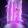 thumbnail image 2 of Lámpara eléctrica recargable para matar mosquitos Bug Zapper de 1200 mAh (negro), 2 of 8