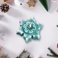 thumbnail image 4 of Christmas Snowflake Aromatherapy Candle, Scented Soy Wax Candle, Long Lasting Burn Romantic Home Decor, Green Red White Holiday Gift for Christmas Housewarming, 4 of 7