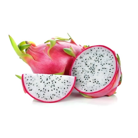 Dragon Fruit Pink 20 seeds White Interior- Rare Exotic Plant seed - tropical Orchid cactus -large white blooms Hylocereus (Best Way To Raise Seeds)