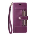thumbnail image 4 of FOXDOCK Funda tipo Cartera para Samsung Galaxy S24 Ultra – Cubierta de Cuero PU con Múltiples Ranuras, Bolsillo para Efectivo y Correa de Muñeca, 4 of 6