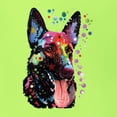 thumbnail image 5 of Wild Bobby Dean Russo German Shepherd Dog Lover Men Graphic Tee, Safety Green, Small, 5 of 5