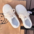 thumbnail image 4 of Zapatos casuales blancos de gran apariencia y populares que combinan con todo para mujer Zapatillas de suela gruesa de estilo coreano para verano y otoño, 4 of 5