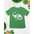 thumbnail image 4 of Tstars Boys Unisex Dinosaur Clover St Patricks Day Kids T Shirt, 4 of 7