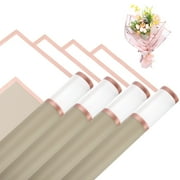 Flower Wrapping Paper, 57cm/22 Inch Khaki Packaging Paper, Pack of 20