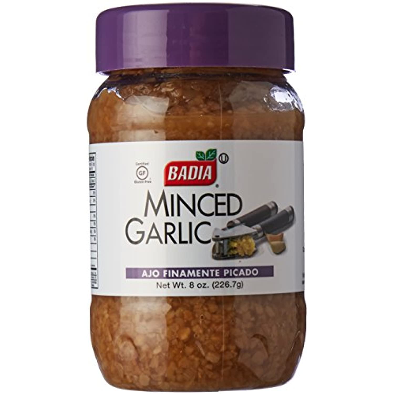 Minced Garlic In Water 8 Oz