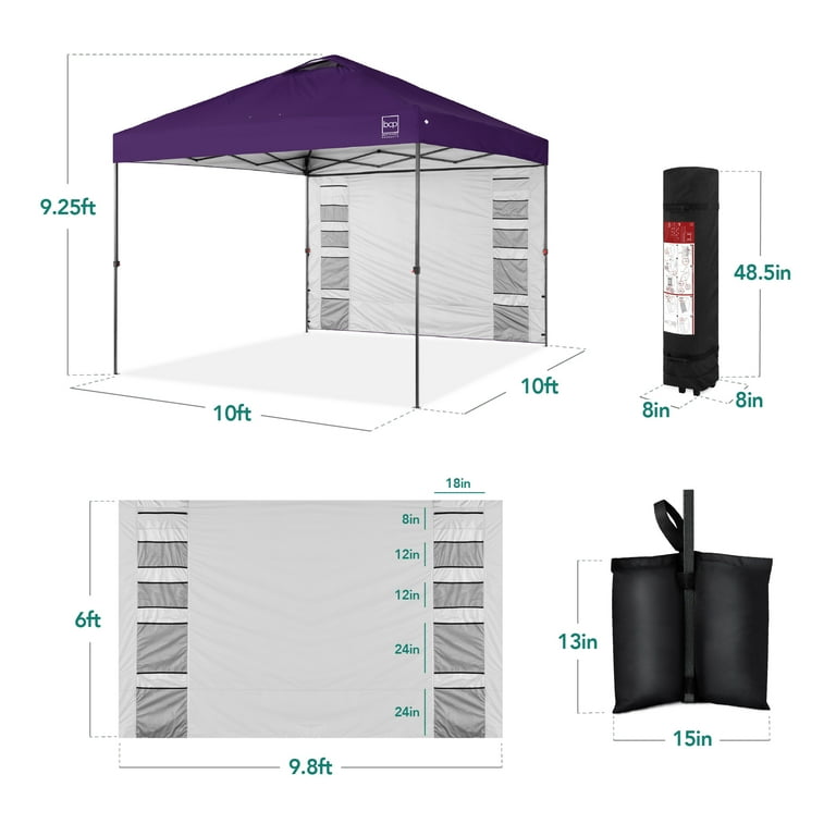 TOP4グッズセット Best Choice Products 10'x10' Easy Setup Pop Up Canopy, Portable