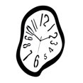 thumbnail image 1 of Reloj de pared resistente irregular versátil versátil adorno acrílico acrílico decorativo para estudio de la oficina de la oficina, 1 of 9