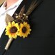 thumbnail image 4 of Cabeza de girasol YONGSHENG 20 piezas Flores artificiales de seda falsa, 4 of 5