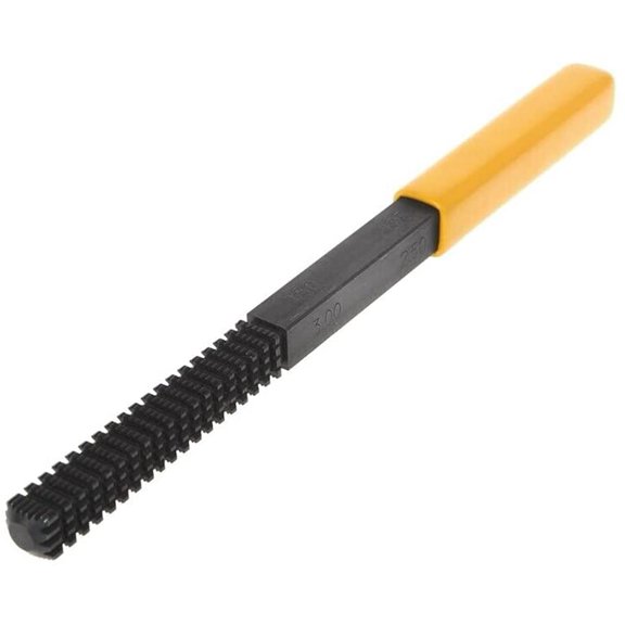 Miuline Thread Repair Restoration File 21.5cm Wire Restoration Tool Metric Cleans Damaged Hardware Mini 0.75-3.0mm