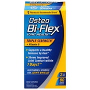 Pack of 4 Osteo Bi-Flex Joint Health Triple Strength Coated Tablets - 80 ct - Package may vary