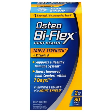 Osteo Bi-Flex Joint Health Triple Strength Coated Tablets - 80 ct (Packaging May Vary)