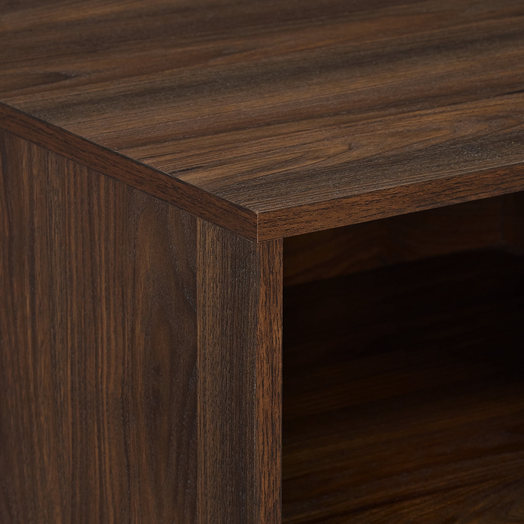 Manor Park Modern Single Drawer Nightstand, White Poplar
