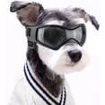 thumbnail image 1 of Cool pet goggles (black), dog sunglasses, UV-resistant goggles, windproof puppy goggles, adjustable flexible straps, suitable for small and medium-sized dogs, 1 of 5