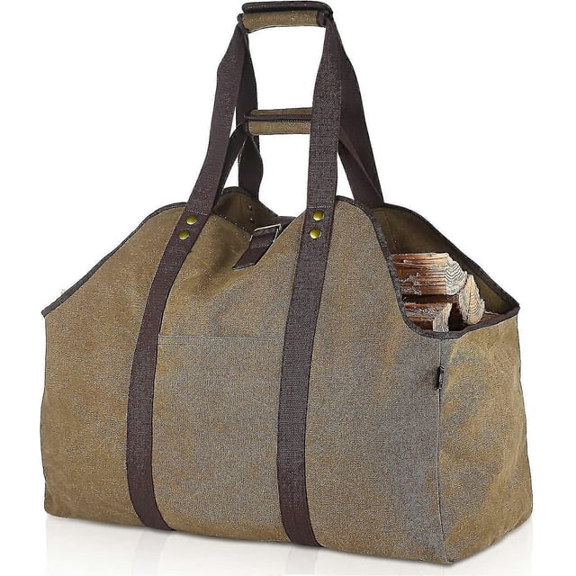 Extra Large Firewood Carrier Log Basket Firewood Bag New