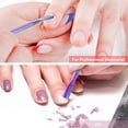 thumbnail image 5 of Cuticle Pusher Nail Polish Remover Stainless Steel Manicure Tool Set Gel Nail Polish Peeler Scraper Nail Care Stick Pedicure Kit for Fingernail and Toenail, P1, Color Gradient, 5 of 5
