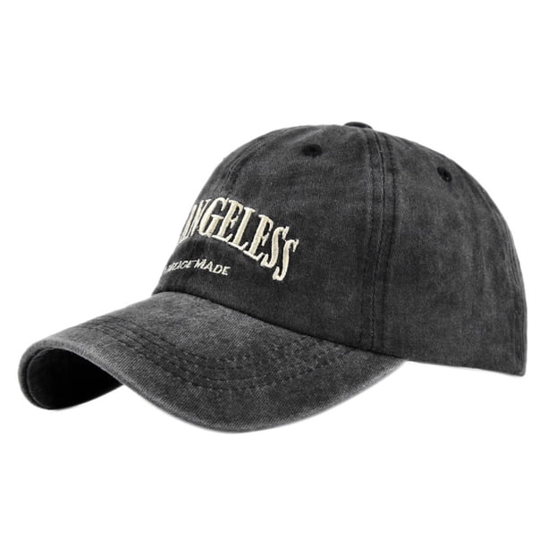 Gorra de béisbol Los Ángeles, gorra de mezclilla de anime para hombre