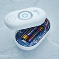 thumbnail image 2 of Airthereal Water Leak Detectors 2-Pack, 120dB Adjustable Audio Alarm Sensor, Sensitive Leak and Drip Alert, for Kitchen Bathroom Basement (Battery Included), 2 of 7