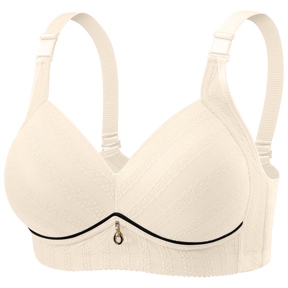 IFNWSV Thin Breathable Bra for Women Plus Size Underwire Support Side Smoothing Full Coverage