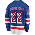 thumbnail image 3 of Men's Fanatics Jonny Brodzinski Blue New York Rangers Home Premier Breakaway Player Jersey, 3 of 3