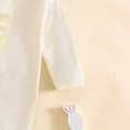 thumbnail image 3 of Baby Bodysuit For Boys And Girls Long Sleeve Footed Romper with Snap Closure In Solid Colors For Fall And Winter Infant Wear, 3 of 6