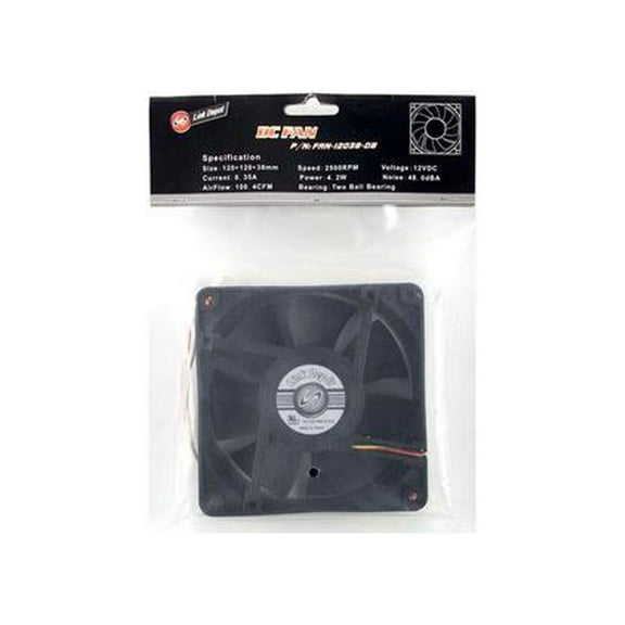 Link Depot FAN-12038-DB 120 mm Case Cooling Fan