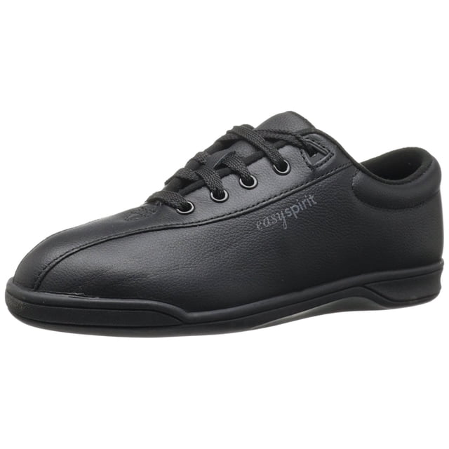 Easy Spirit AP1 Sport Walking Shoe, Black Leather, 7 D
