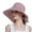 Pink, variant on XIMIN Classic Hats for Women's Fashion Sun Hat Wide Brim Pro-tection Beach Hat How Irregular Wear Ponytail Summer Hats Teen Girls Party Sun Visors