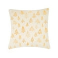 thumbnail image 2 of HongHeng Christmas Tree Decorative Throw Pillow Cover Soft Faux Fur Fuzzy Couch Cushion Case with Gold Snowflake Glitter Pillowcase for Home Decor Sofa Bed Living Room 17×17 Inch, 2 of 6