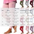 thumbnail image 4 of Stamzod Leggings for Women Fall Clothes Fashion Bow Printed Soft Yoga Pants High Waisted Workout Leggings, 4 of 7