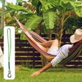 thumbnail image 5 of Swing Suspension Strap with Heavy Duty Stainless Steel Hook Hanging Chair Connection Ropes for Outdoor Hammocks Chair and Trees Hang Kit (Green 1PCS), 5 of 14