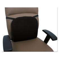 Alera Cooling Gel Memory Foam Backrest, 14.13" x 14.13" x 2.75", Black