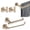 Champagne Bronze-5-Piece, variant on 5-Piece Black Bath Accessories Set Wall Mount Towel Bar Hardware