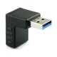 thumbnail image 5 of Adaptador USB 3.0 macho a hembra con ángulo de extensión de 90 grados E5E7, 5 of 7