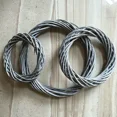 thumbnail image 4 of 1 Pcs Christmas Rattan Ring Wreath Wicker Vine Hanging Wedding Wreath DIY Craft Wedding Home Window Door Ornaments Party Decor, 4 of 5
