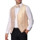 thumbnail image 4 of INSPIRE CHIC Chaleco de Hombre Brillante con Cuello en V Sin Mangas Chaleco Metálico Brillante para Fiesta Formal S Dorado, 4 of 5
