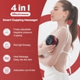 thumbnail image 2 of 4-in-1 Electric Massager with Suction Cups, 12 Adjustable Speeds, Electric Suction Cup Set for Cellulite Treatment, Vacuum Massager, Smart Electric Suction Cup Therapy Set with Red Light, 2 of 5