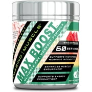 Amazing Muscle Max Pre-Workout Formula, 60 Servings -Sucralose - Watermelon