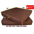 thumbnail image 3 of Outdoor 4 Pack Deep Seat Chair Patio Cushions Zipper Cover 18"X16"X4" 16"x18", 3 of 4