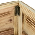 thumbnail image 5 of Northlight 18" Wood Crate "Lay Presents at My Feet" Christmas Tree Collar, 5 of 9