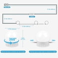 thumbnail image 4 of Luces LED para espejo de tocador Pretmess, 14 bombillas regulables, USB, 4 of 7