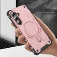 thumbnail image 2 of Allytechgroup Case for Samsung Galaxy S25, [Compatible with Magsafe] Wireless Charging Shell with Card Pockets [Military Grade Drop Protection] Rugged Hard Back & Shockproof TPU Cover, Rosegold, 2 of 12