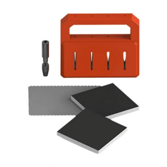 Airbrush Needle Repair and Sharpening Tool Kit - Maintenance & Polishing Accessories for 0.2mm, 0.3mm, 0.5mm Needles
