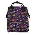 thumbnail image 1 of Fotbe Halloween Mochila Maternidad - Lona de Sarga Impermeable, Mochila de Pañales de Gran Capacidad con Múltiples Bolsillos y Correas Ajustables, 1 of 6